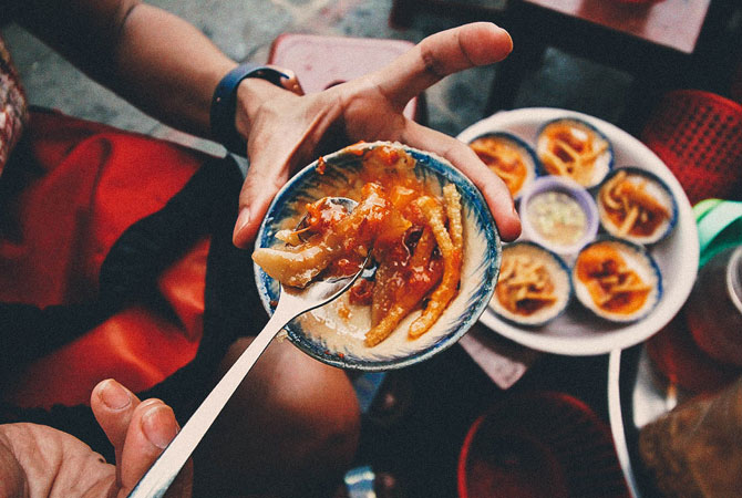 Water Fern Cake (Banh Beo)