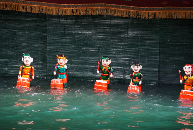Water Puppetry in Thang Long Theater